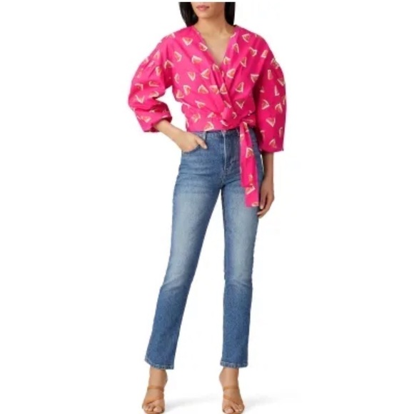Color Me Courtney Pink Watermelon Print Top - Picture 3 of 16